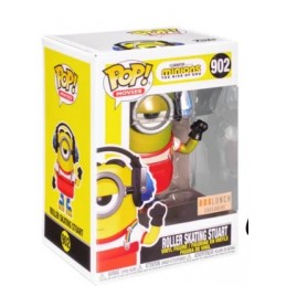 Funko Funko Pop Movies N°902 The Minions Roller Skating Stuart (Metallic) Edition Limitée