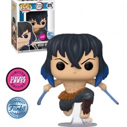 Funko Funko Pop Animation N°875 Demon Slayer Inosuke Hashibira Flocked Chase Exclusive Flocked Vinyl Figure