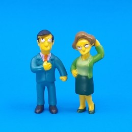 The Simpsons Seymour Skinner & Edna Krapabelle Figurines d'occasion (Loose)