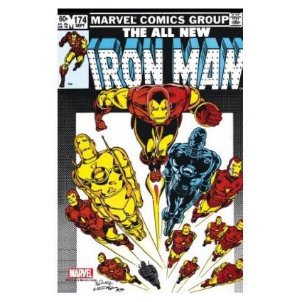Marvel Steel Cover - Iron Man 174 - Giant Size