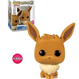 Funko Funko Pop Games N°577 Pokemon Eevee (Evoli) Flocked Edition Limitée