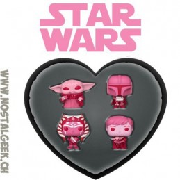 Funko Funko Pop Pocket Star Wars The Mandalorian Valentines 4-Pack Vinyl Figure