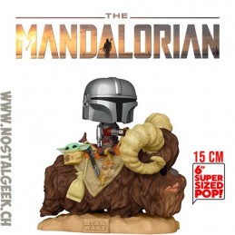 Funko Pop 15 cm Star Wars N°416 The Mandalorian & The Child on Bantha Vinyl Figure