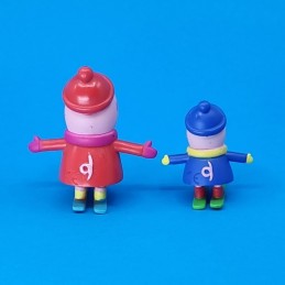 Peppa Pig set of 2 Used figures (Loose) ski