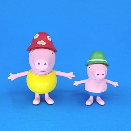 Peppa Pig Lot de 2 Figurines d'occasion (Loose) Plage