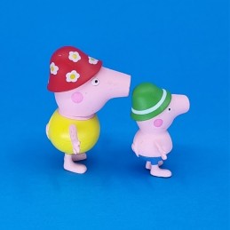 Peppa Pig Lot de 2 Figurines d'occasion (Loose) Plage