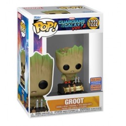 Funko Funko Pop Marvel Wonder Con 2023 N°1222 Guardians of the Galaxy Vol. 2 Groot with Bomb Exclusive Vinyl Figure