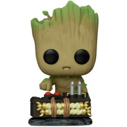 Funko Funko Pop Marvel Wonder Con 2023 N°1222 Guardians of the Galaxy Vol. 2 Groot with Bomb Exclusive Vinyl Figure