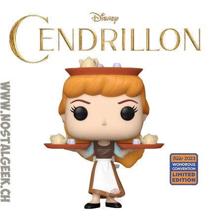 Funko Funko Pop Wonder Con 2023 Disney N°1342 Cinderella (Balancing Serving Trays) Edition Limitée