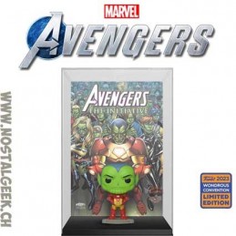 Funko Funko Pop Wonder Con 2023 Marvel Comics Cover N°16 Skrull as Iron Man Exclusive Vinyl Figure