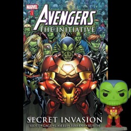 Funko Funko Pop Wonder Con 2023 Marvel Comics Cover N°16 Skrull as Iron Man Edition Limitée