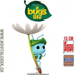 Funko Funko Pop Wonder Con 2023 Disney N°1330 A Bug's Life Flik on Dandelion Seed Exclusive Vinyl Figure