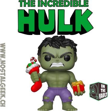 Funko Funko Pop Marvel N°398 Holiday Hulk (with Presents) Vaulted