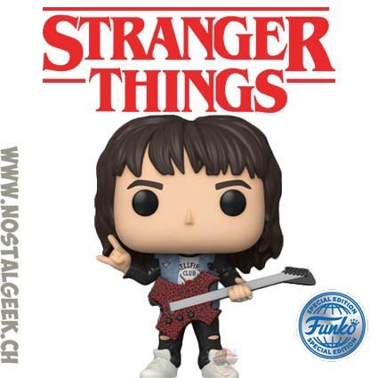 Funko Funko Pop Television N°1250 Stranger Things Eddie (with Guitar) Exclusive Vinyl Figure