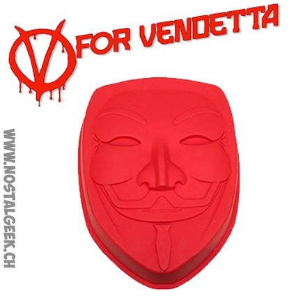 V For Vendetta - Moule en Silicone Masque de Guy Fawkes