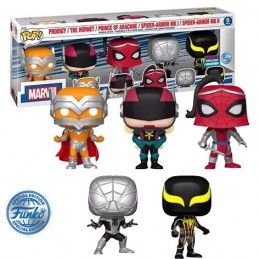 Funko Funko Pop Prodigy / The Hornet / Prince of Arachne / Spider-Armor MK I / Spider-Armor MK II Edition Limitée