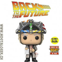 Funko Pop N°959 Movies Retour vers le futur Doc with Helmet Phosphorescent Edition Limitée