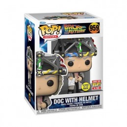 Funko Pop N°959 Movies Retour vers le futur Doc with Helmet Phosphorescent Edition Limitée