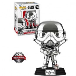 Funko Funko Pop N°296 Star Wars Stormtrooper (chrome) Edition Limitée