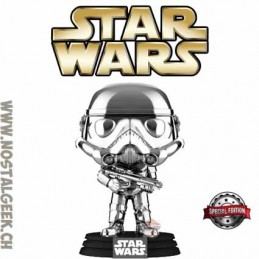 Funko Funko Pop N°296 Star Wars Stormtrooper (chrome) Exclusive Vinyl Figure