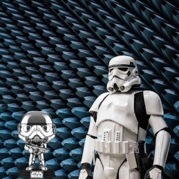 Funko Pop N°296 Star Wars  Stormtrooper (chrome) Edition Limitée