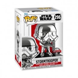 Funko Funko Pop N°296 Star Wars Stormtrooper (chrome) Edition Limitée