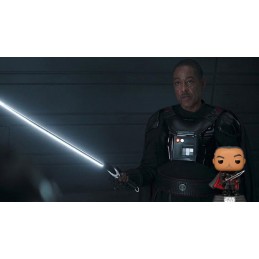 Funko Funko Pop N°380 Star Wars The Mandalorian Moff Gideon Vaulted Phosphorescent Edition limitée