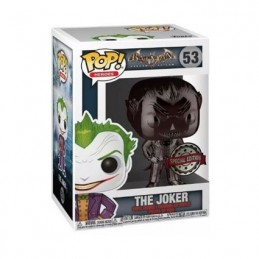 Funko Funko Pop N°53 Games Batman Arkham Asylum The Joker Black Chrome Edition Limitée