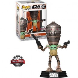 Funko Funko Pop N°427 Star Wars The Mandalorian IG-11 with The Child Edition Limitée