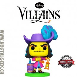 Funko Funko Pop N°1081 Disney Villains Peter Pan Captain Hook (Blacklight) Edition Limitée