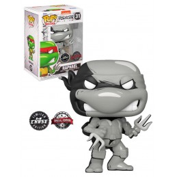 Funko Pop N°31 Comics TMNT Raphael Eastman & Laird's (Black & White) Chase Vinyl Figur