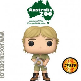 Funko Funko Pop N°921 Crocodile Hunter Steve Irwin Chase Edition Limitée