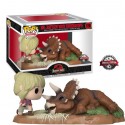 Funko Pop N°1198 Movie Moment Jurassic Park Dr. Sattler with Triceratops Exclusive Vinyl Figure