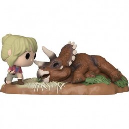 Funko Funko Pop N°1198 Movie Moment Jurassic Park Dr. Sattler with Triceratops Exclusive Vinyl Figure