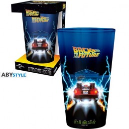 AbyStyle Back to the Future Large Glass DeLorean 400ml