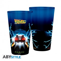 AbyStyle Back to the Future Large Glass DeLorean 400ml