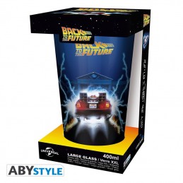 AbyStyle Back to the Future Large Glass DeLorean 400ml