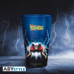 AbyStyle Back to the Future Large Glass DeLorean 400ml