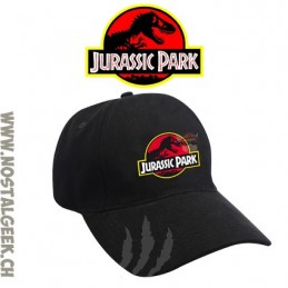 Jurassic Park Casquette Noire Logo Jurassic