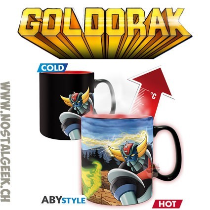 AbyStyle Goldorak Mug Thermo-réactif Goldorak vs Giru Giru