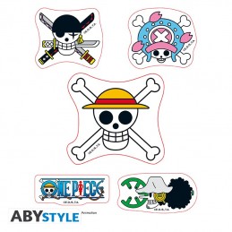 AbyStyle One piece Mini Stickers Skulls Equipage Luffy (16 x 11 cm)