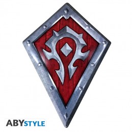 AbyStyle World of Warcraft Plaque métal Bouclier Horde (25 x 35 cm)