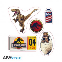 AbyStyle Jurassic Park Mini Stickers (16 x 11 cm) Dinosaures