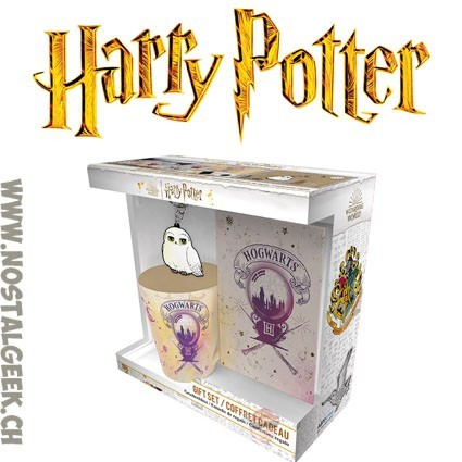 AbyStyle Harry Potter Gift Set Hogwarts Mug + Keyring + Notebook