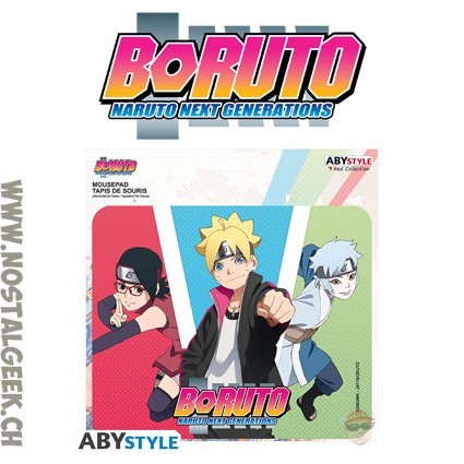 AbyStyle Boruto Tapis de souris souple Equipe Boruto