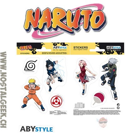 AbyStyle Naruto Mini Stickers Equipe 7 (16 x 11 cm)