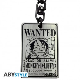 AbyStyle One Piece Porte-clés Wanted Luffy