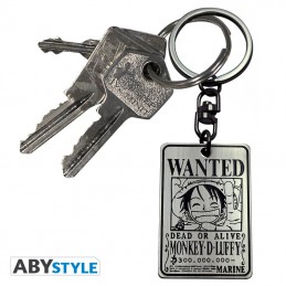 AbyStyle One Piece Porte-clés Wanted Luffy