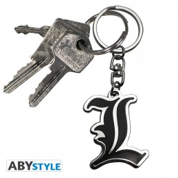 AbyStyle Death Note Keychain L Symbol