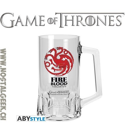 AbyStyle Game of Thrones Tankard Targaryen Fire and Blood 50cl